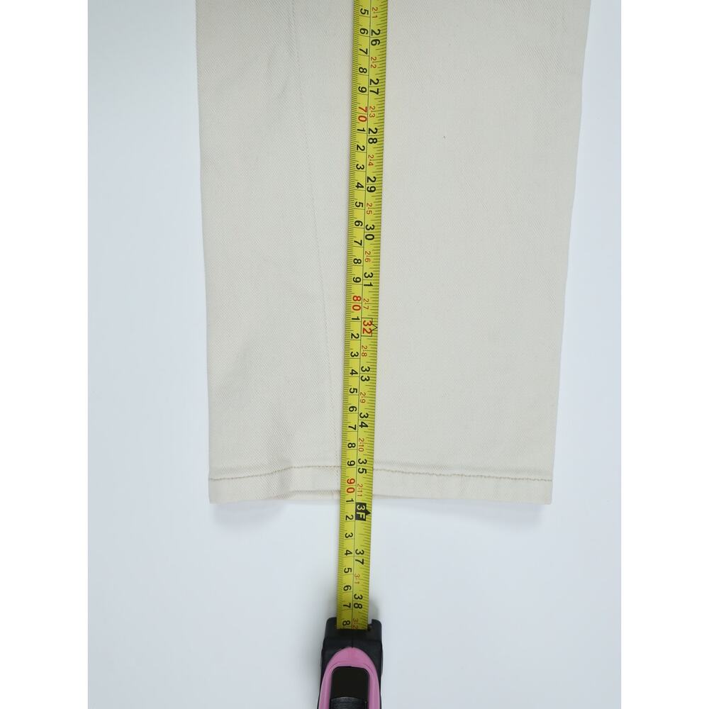 AYR The Frenchie Jeans 29 Ecru Cream Wide Straight Organic Cotton Made in USA - Picture 10 of 15